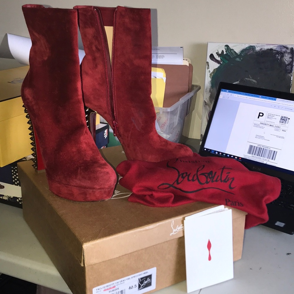 100% AUTHENTIC CHRISTIAN LOUBOUTIN BOOTIES